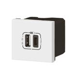 Mosaic - Gniazdo Usb Typa + Typ C Z Szybkozłączem 077570L LEGRAND