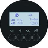 BERKER R.X/1930/Glas KNX RF quicklink łącznik czasowy czarny 85745231 HAGER