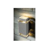 OPRAWA ŚCIENNA DWUKIERUNKOWA NESSA, GU10, MAX. 50W, IP54, AC220-240V, 50/60HZ, SZARA