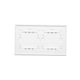 Simon 54 Touch Panel dotykowy S54 Touch 2 moduły 2 pola dotykowe poziome + 2 pola dotykowe poziome biała perła DSTR222/70 KONTAKT
