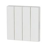 CWIZ-04/01 klawisz poczwórny biały - 55x55mm 126050 EATON