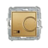 ICON Elektroniczny regulator temperatury z czujnikiem podpodłogowym złoty 29IRT-1 KARLIK