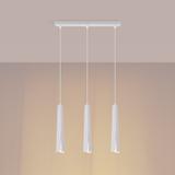 Lampa wisząca PRYSM 3L biała