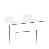 Simon 55 Podstawka na telefon do ramek Line Biały mat