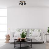 plafon (reflektorki) Oval Black 3xE27 MLP8659 Milagro