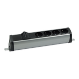 "Simon 480 TS48-230E400K0-40 Listwa poszerzona 4 gn. typ E i płytka 2xRJ45 keystone