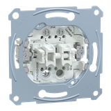 Merten, mechanizm łącznika świecznikowego, zaciski śrubowe