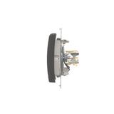 Simon 54 Łącznik hotelowy podwójny z podświetleniem czarny *Tylko do ramek S54 PREMIUM. Wymagane jes