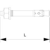 N 6-5/49 A4 Kotwa wbijana 6/5 49 V4A