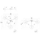 Regulowany statyw do iglic 50 mm z regulacją pionu do 10st. St/tZn