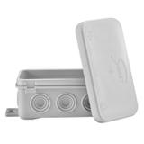 N8 ,  Puszka naścienna z dławicą zintegrowaną, samozatrzaskowa 89*42mm - Seria Fastbox, szary