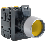 PRZYCISK KRYTY PODŚW BSP ŻÓŁTY 1 ZW.1 RZ PIERŚCIEŃ NIKLOWANY