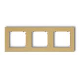 MINI Ramka uniwersalna potrójna z tworzywa złota