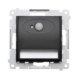 Simon 54 Oprawa oświetleniowa LED z czujnikiem ruchu 14V DC 0.78 W białe neutralne 4000 K czarny