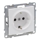 Suno Gniazdo Schuko Zasilające Z Przesłoną 2P+Z - 16A - 250V - Zaciski Śrubowe Biały 721124 LEGRAND