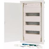 KLV-36UPS-F Rozdzielnica modułowa podtynkowa płaska 3x12 kl.II IP30 zawiera listwy N/PE 178818 EATON
