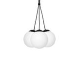 Milagro lampa wisząca Lima 3xE14 czarno/biała MLP6523