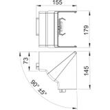 GK-IH70170RW, Naroże wewnętrzne ruchome