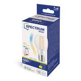 LED GLS 5W COG 230V CCT+DIMM CLEAR Wi-Fi SpectrumSMART