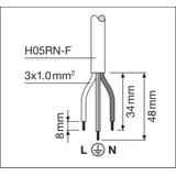 Naświetlacz FLOOD LED PERFORMANCE 10W 3000K SYM 100 SENSOR white