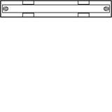 univers N Blok pusty 75x500mm 2 sztuki UD02F1 HAGER