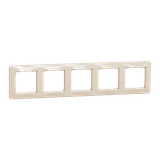 Sedna Design, ramka 5-krotna, beżowa