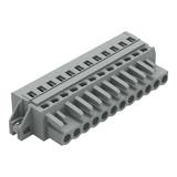 Gniazdo MCS‑MIDI Classic 12‑biegunowe szare raster 5mm 231‑112/027‑000 /25szt./ WAGO