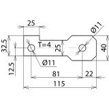 Kształtka przyłączeniowa prosta