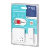 Bezprzewodowy dzwonek do drzwi sieciowy 230V przycisk SOS Wifi Tuya biały ORNO