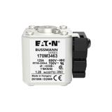 FUSE 125A 690V 1*BKN/50 AR UC Wkładka szybka 125A AC 690V rozmiar 1 45x59x51 mm aR, 170M3463 EATON