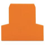 ścianka końcowa pomarańczowa