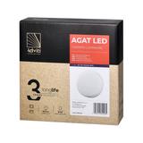 AGAT LED 10W oprawa ogrodowa 800lm IP54 4000K biała AD-OP-6111WLPM4 ORNO