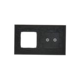 Simon 54 Touch Panel dotykowy S54 Touch 2 moduły 2 pola dotykowe poziome + 1 otwór na osprzęt S54 zastygła lawa DSTR220/73 KONTAKT