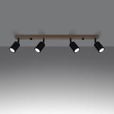 Sollux Plafon VERDO 4 czarny SL.1294