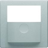BERKER KNX e/s Q.x Płytka czołowa do modułu czujnika ruchu KNX aluminium aksamit lakierowana. 80960421 HAGER