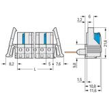 MCS-MIDI Classic gniazdo 5-bieg. j-szare raster 5 mm