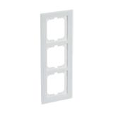 AXCENT Ramka 3-krotna  białe szkło