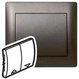 SISTENA LIFE KLAWISZ CHOCO PODWÓJNY DO MECHANIZMÓW STEROWANIA ROLETAMI, Legrand