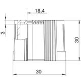 129 TB M25, Rozdzielna końcówka do rur