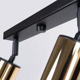 Plafon WINX 4L czarny/złoty