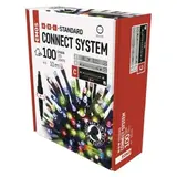 Oświetlenie łączone Standard - łańcuch 100 LED 10m multikolor, IP44, timer