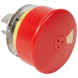 OSMOZ GŁÓWKA STOP AWARYJNA (PRZYCIŚNIJ - CIĄGNIJ), CZERWONA O54, BEZ PODŚWIETLENIA EN 418, Legrand