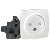 Oteo Gniazdo Pojedyncze 2P Z Przesłoną Styków Białe Komplet 16A-250V 086122 LEGRAND