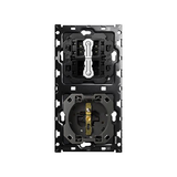 Simon 100 Zestaw 2-krotny: 1 gniazdo+2 łączniki schodowe