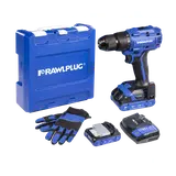 Wiertarko-wkrętarka akumulatorowa 18V 70Nm – zestaw M2 R-PDD18-70-M2 RAWLPLUG