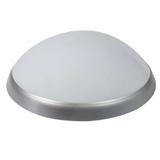 Oprawa ośw. PANTERA srebrny pierścień, klosz mleczny, płytka LED, zintegr. czujn.ruchu i funk.koryta