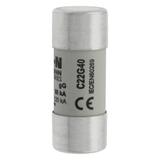 CYLINDRICAL FUSE 22 x 58 40A GG 690V AC Wkładka cylindryczna 22 x 58mm 40A GG 690V AC C22G40 EATON