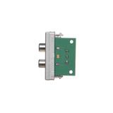 Simon Connect Płytka K45/2 złącz 2x RCA (CINCH) 225x45mm + wkłady zaciski śrubowe aluminium K101B/8 KONTAKT