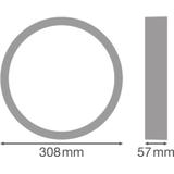 Osłona do opraw ściennych w kształcie pierścienia SURFACE BULKHEAD RING 300 BK