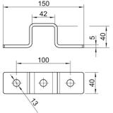 GMS 3 O 4141 FT, PŁYTA ŁĄCZ. OMEGA KSZT. FT